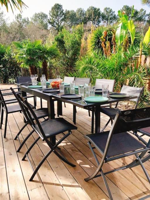 Villa Arcachon 12 Pers Avec Piscine Chauffee 1 Mai Au 30 Sept Exterior foto